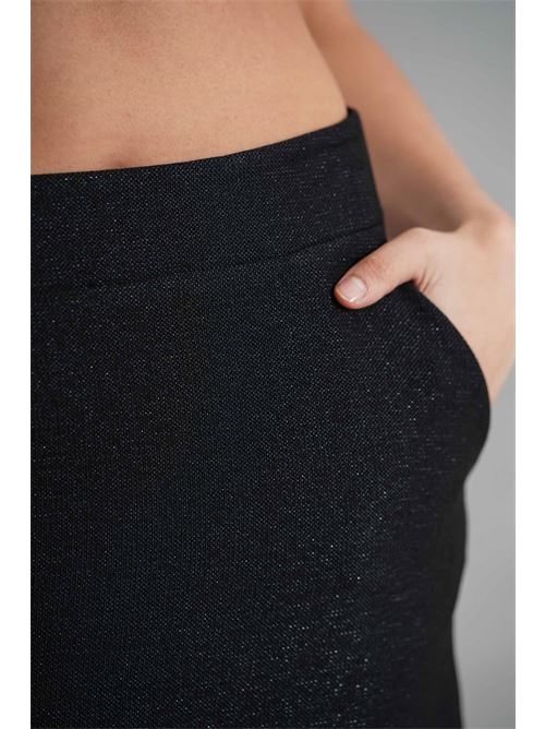 Minigonna laminata elmas phil | 020298NERO